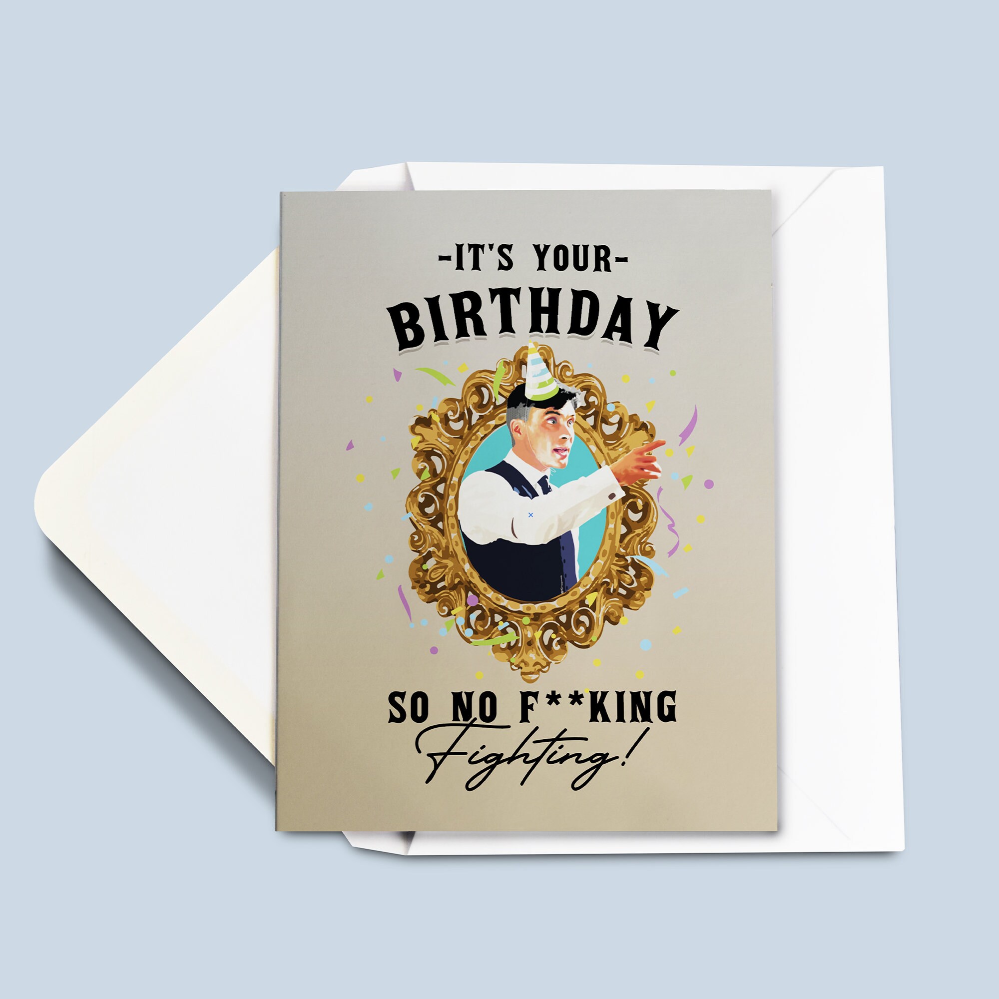 Tarjeta De Cumpleanos De Peaky Blinders Thomas Shelby Tommy Etsy Espana