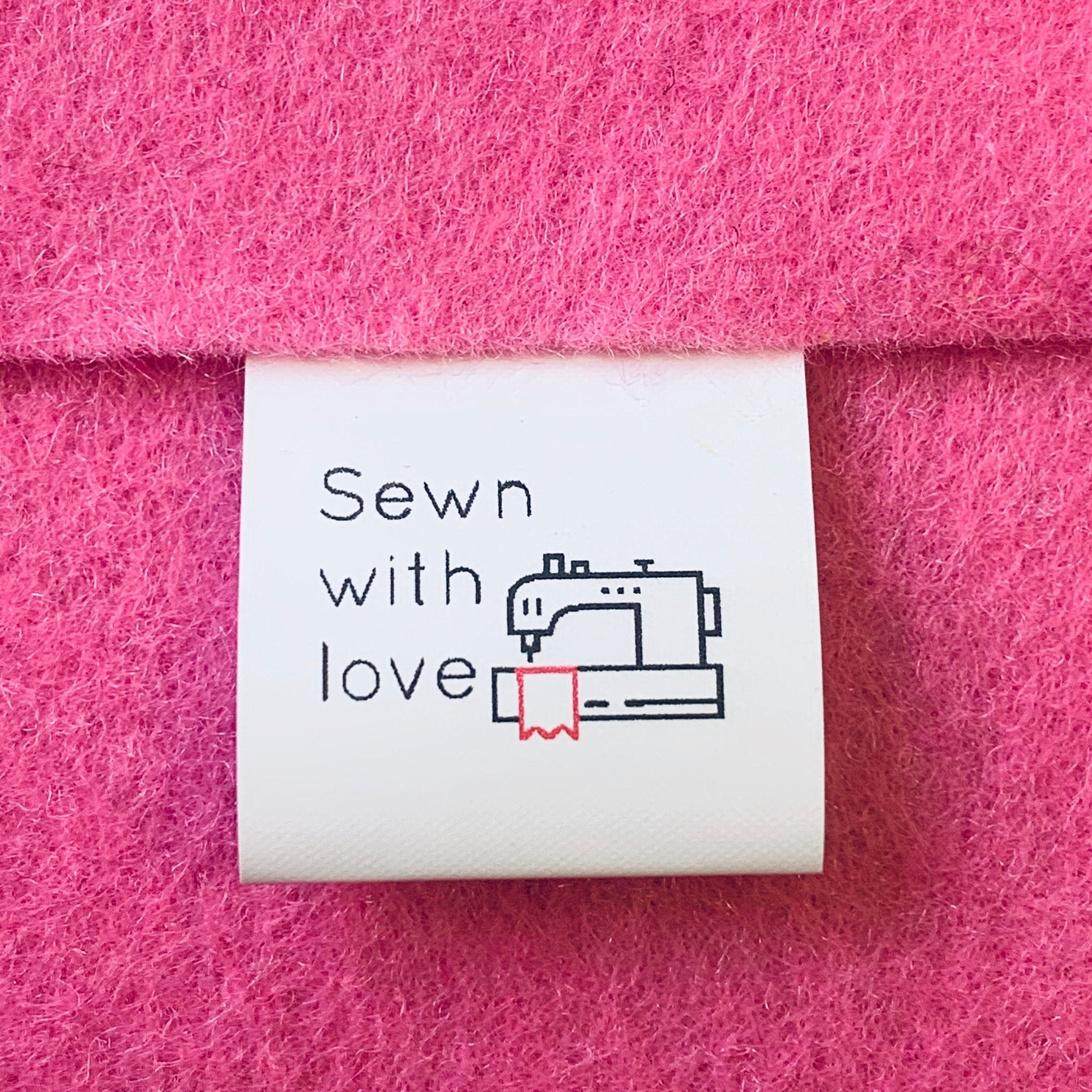 Sew In Garment Label Product Tags Customise with your text Etsy