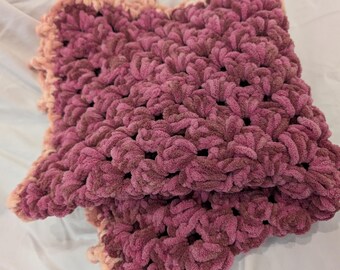 All Pink Car seat baby blanket