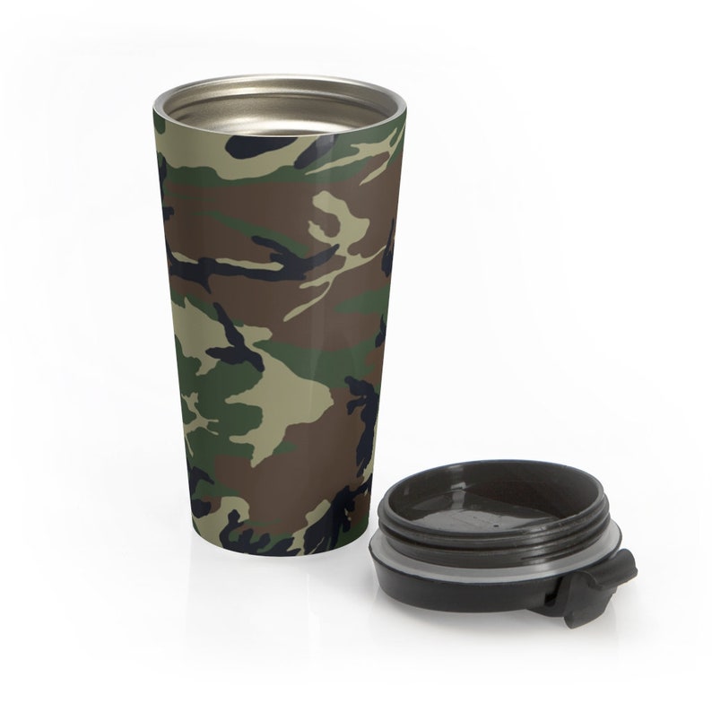 Stainless Steel Travel Mug Camo Mug Keep Tempature Perfect Etsy