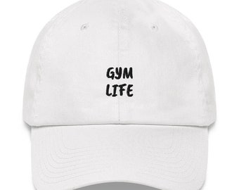 Gym Hat - Gym Life Hat - Fitness -  Health Dad Hat - Workout Apparel