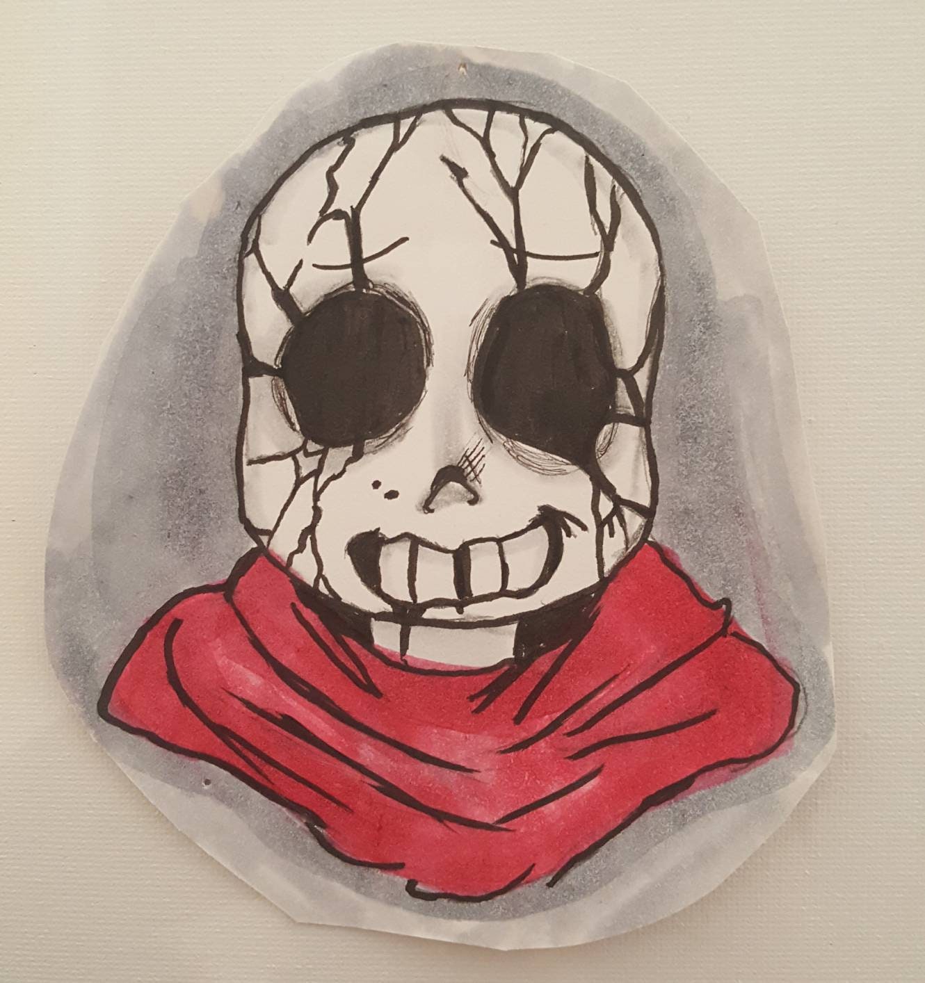 Creepy Undertale Sans Sticker Etsy