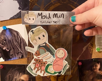 Mold Man Sticker Set Ethan Winters Resident Evil Village stickers