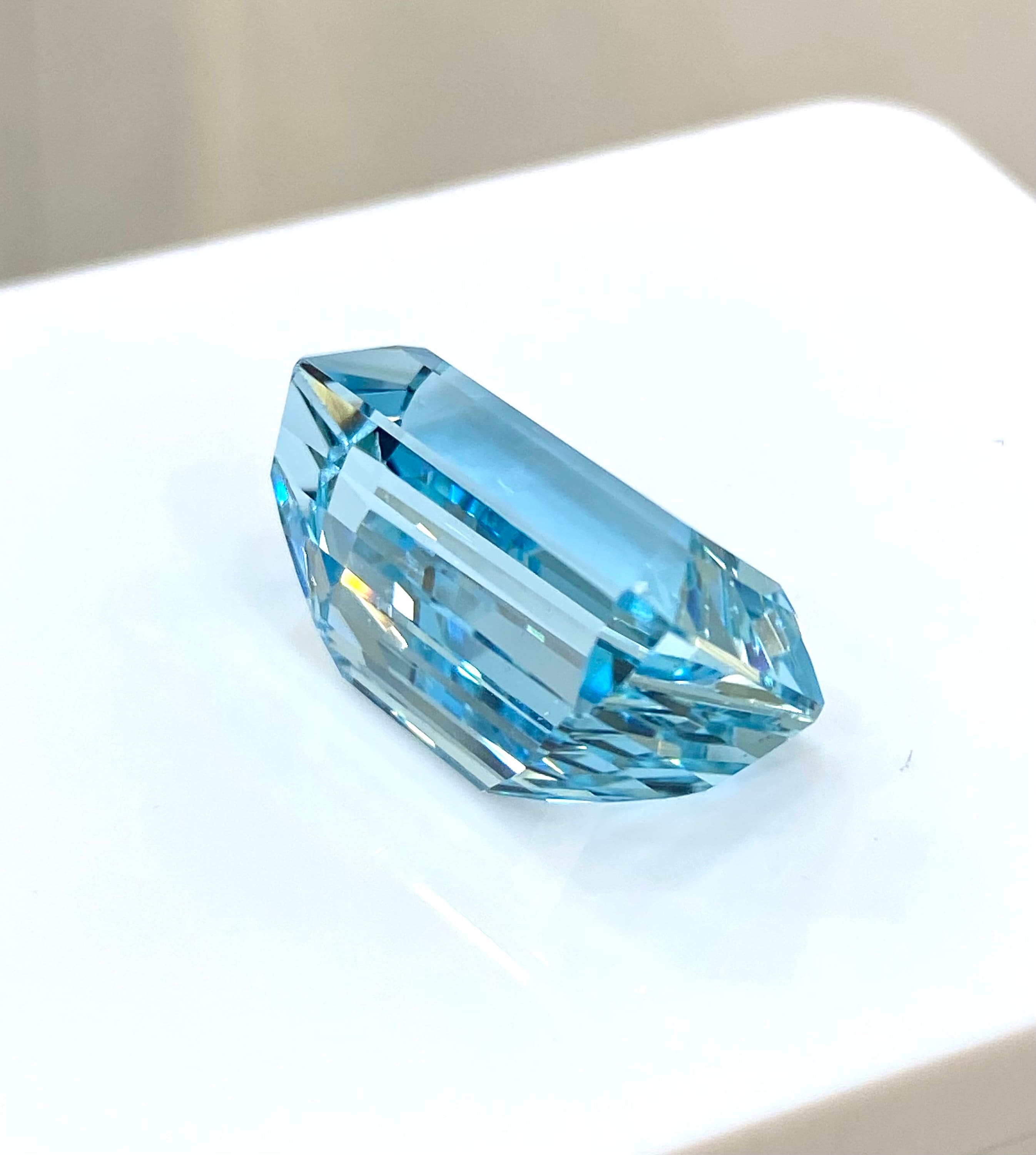 Gem Quality! 15.96CT Natural Aquamarine, Santa Maria Blue Color