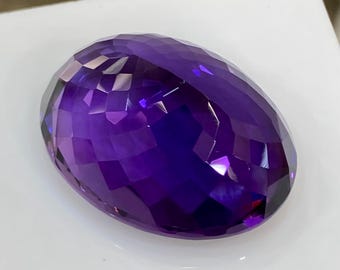 RARE ! JOLIE AMETHYSTE POURPRE DU BRESIL : 2,35 CARATS