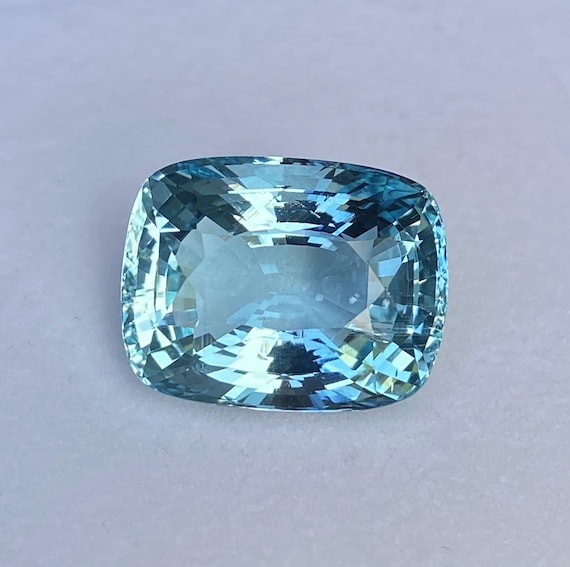 Gem Quality! 25.34CT Natural Aquamarine, Santa Maria blue color, Brazil origin, Unheated gem.