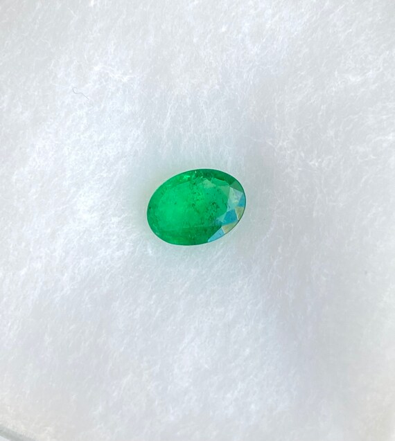 Émeraude Naturelle De Zambie - 0,63 Carat - Taille Poire - Qualité SI1 - Neuf Sans Emballage