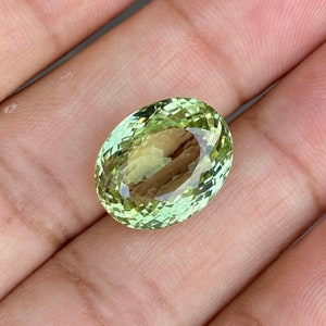 Mint Green Tourmaline, 12.18ct, 15.5 X12.3MM Oval , Loose Tourmaline Gemstone, Natural Green Tourmaline Loose Stone, Afghanistan