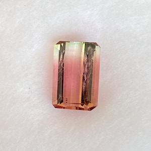Natural BITourmaline 6.23 carats, Genuine Pink & Green Afghanistan bi Tourmaline