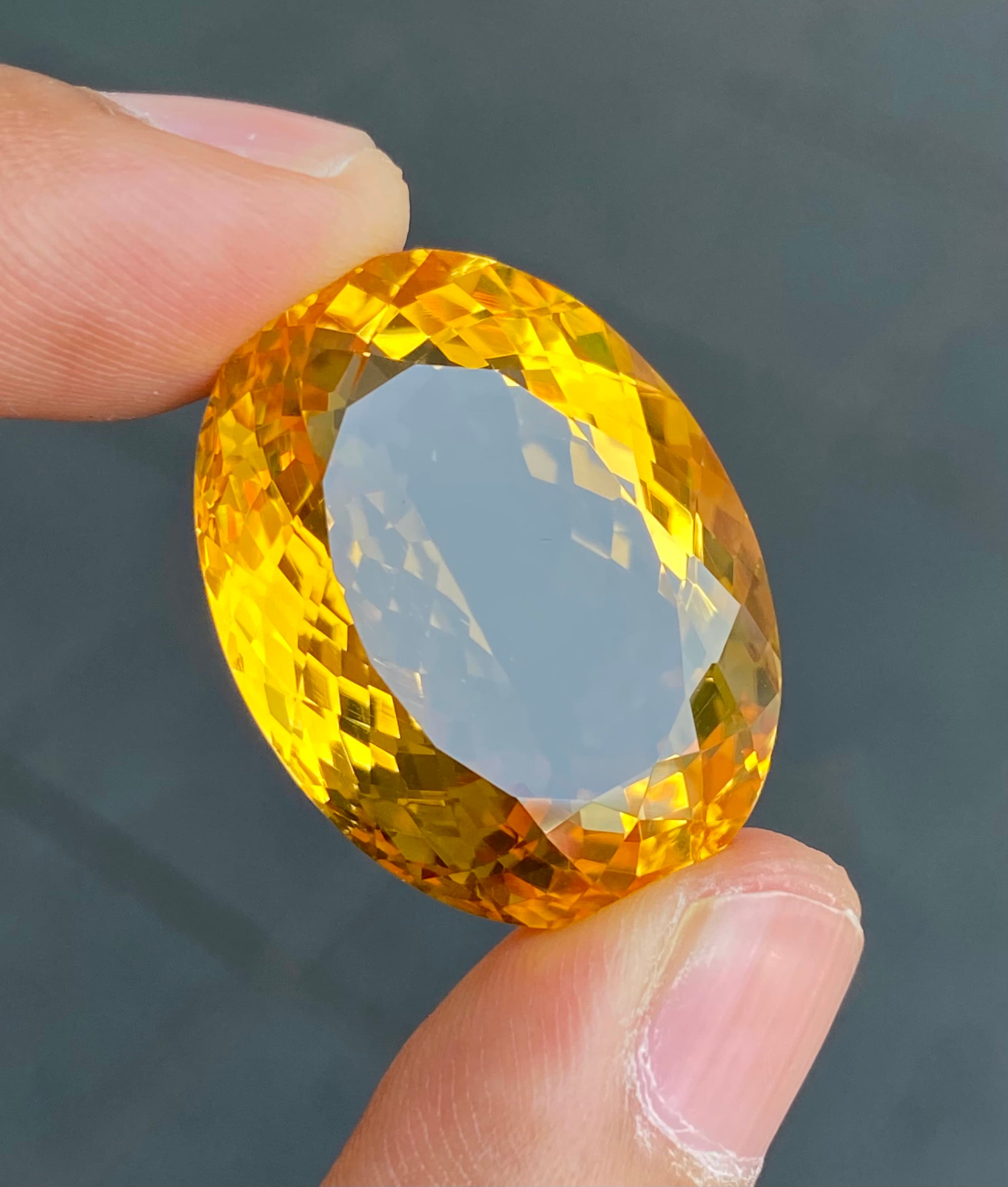51.38 cts Natural Yellow Citrine / Eye clean quality citrine Etsy