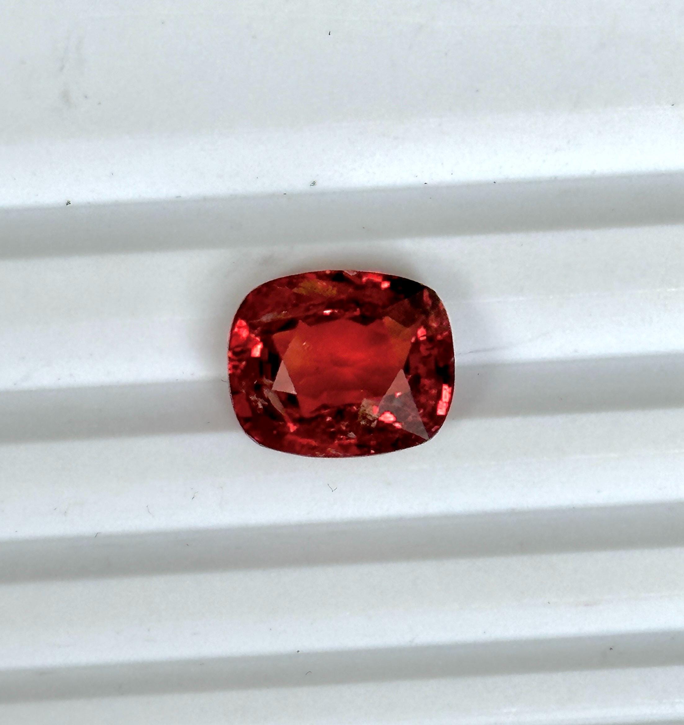 Spinelle Orange Naturel De Birmanie - 4,45 Carats Ovale - Certificat AGI Inclus