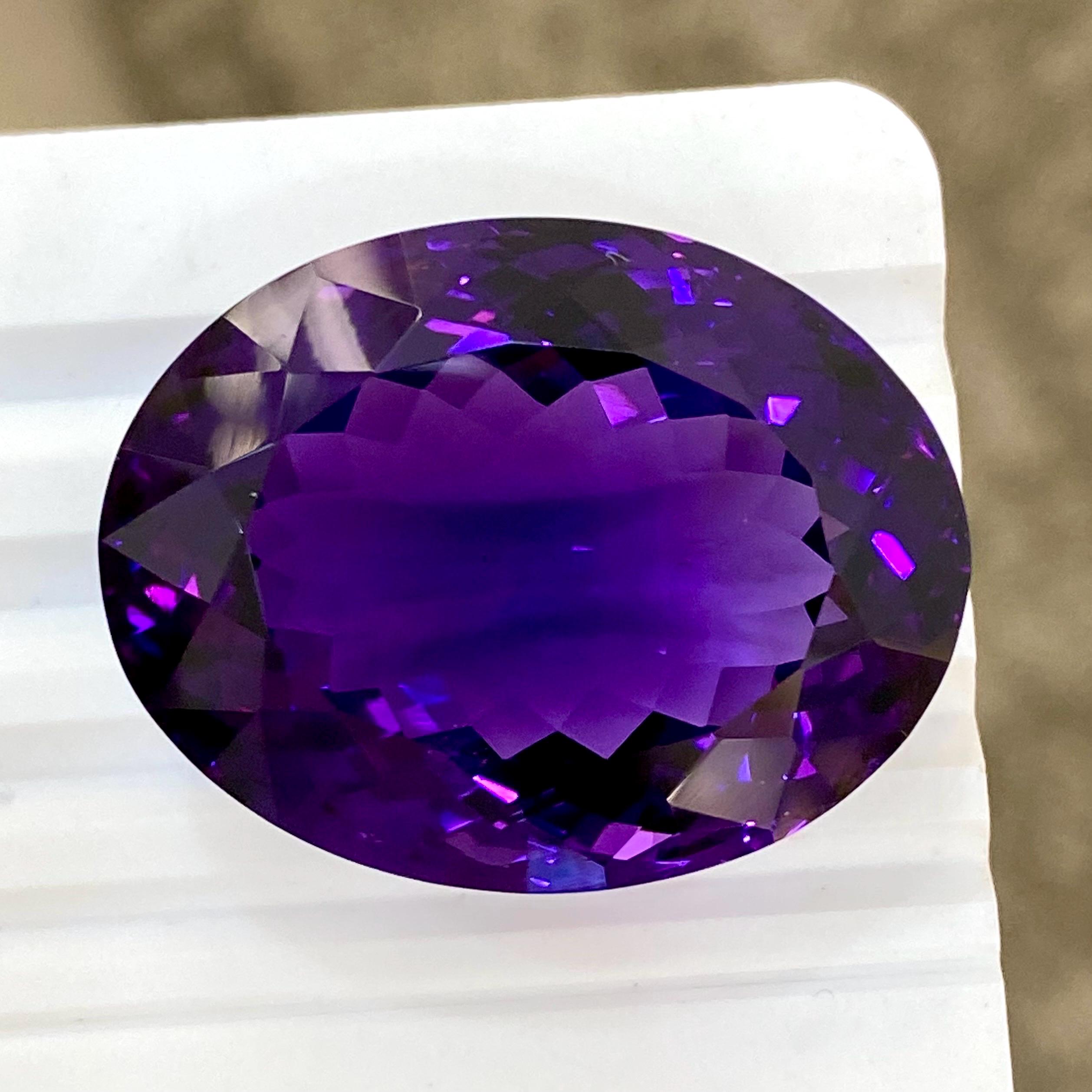 Améthyste Naturelle Pourpre Du Brésil Forme Coeur 4x3 Mm Poids 0.19 Ct