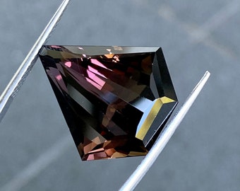 34.97ct Bi-Color Tourmaline Gem, Red, Green, Brown, Namibia