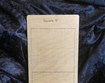 Cutting dies: 5 inch square (Sizzix, Cuttlebug, Cut&#39;Em Easy, Love2Craft,Spellbinder)