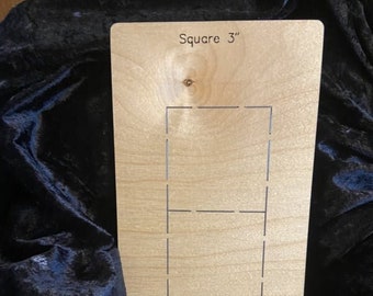 Matrices de coupe: carré de 3 pouces (Sizzix, Cuttlebug, Cut’Em Easy, Love2Craft, Spellbinder)