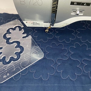 High shank Quilting Ruler:  All over - Cotton AL 6