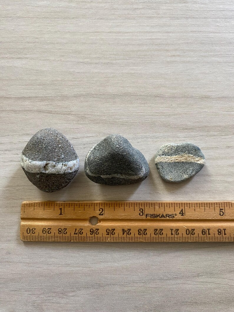 Stone Nature Ruler THREE (3) Wish Stones, 3.4 Oz. - Etsy