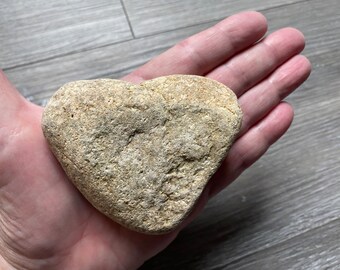 Heart Rock, 7.2 oz., Heart Shaped Beach Stone, Love Gift, Valentine's Day Gift, Natural Stone Heart, Heart Stone, Free Shipping