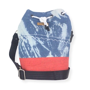 Bucket Bag, Vegane Tasche, Beuteltasche, Festival Tasche, Batiktasche, Korktasche, Eimertasche, Sommer Tasche, Taschen Trend