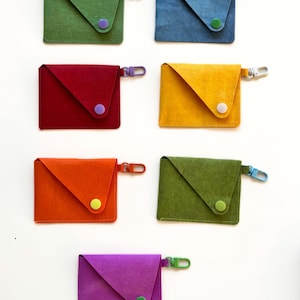 Kartenetui vegan, Snap Pap, Veganes Portemonnaie, nachhaltige Geldbörse, Kartenhalter, vegan Accessoires, Handmade with love