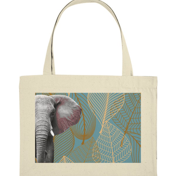 Große Einkaufstasche mit Print, Tote Bag, Shopping Bag, Organic Shopping- Bag