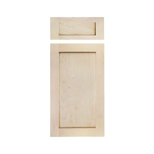 Maple Shaker Cabinet Door: Custom Sized, Unfinished Wood