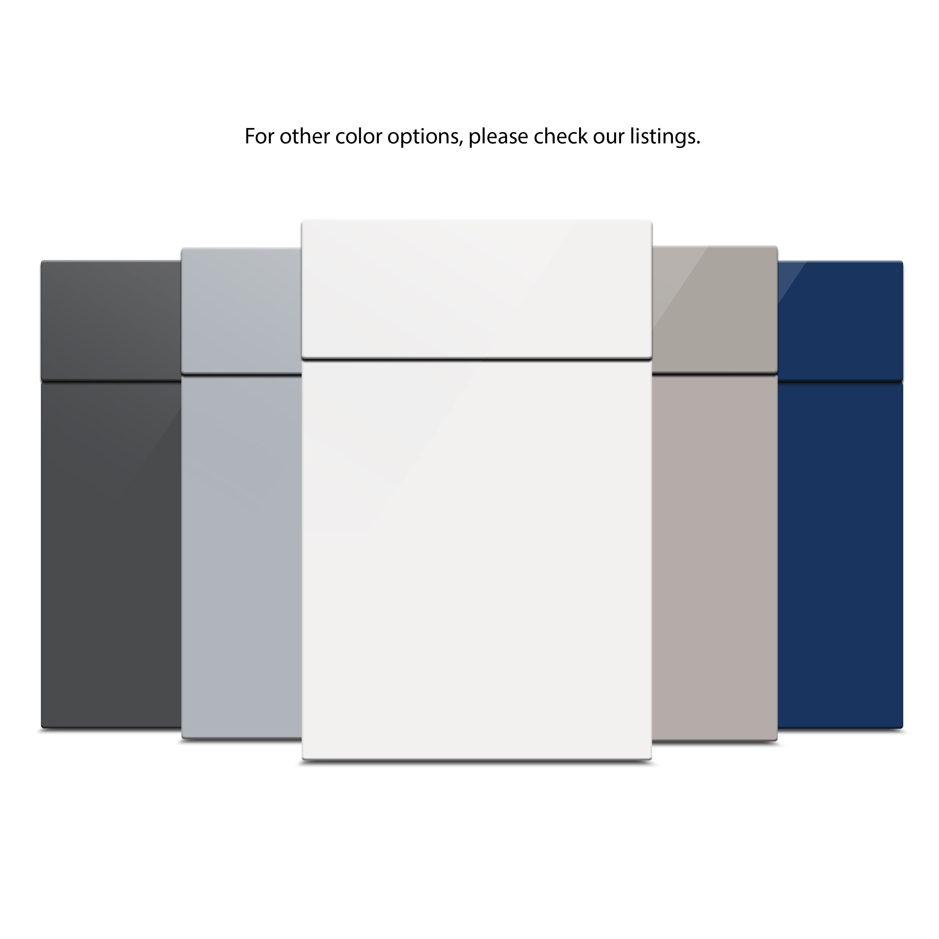 WHITE Cabinet Door Replacement - Custom Sized Kitchen Cabinet Doors ...