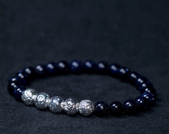 Blue Goldstone Aromatherapy Bracelet