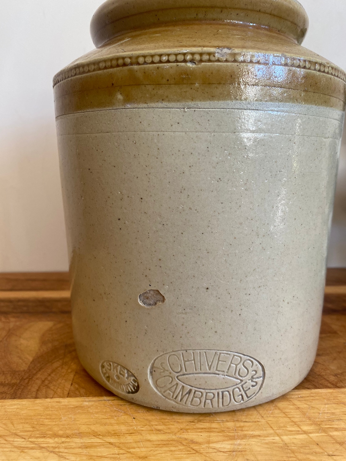 Antique Stoneware Jar Chivers Cambridge Stone Jar Skey Etsy