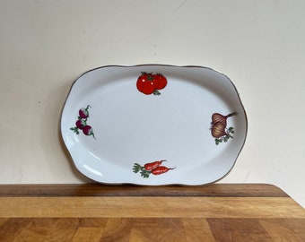 assiette de service vintage Alfred Meakin | plateau de Crudité vintage | | de vaisselle vintage plaque Ironstone vintage | Assiette de légumes | Plat de service