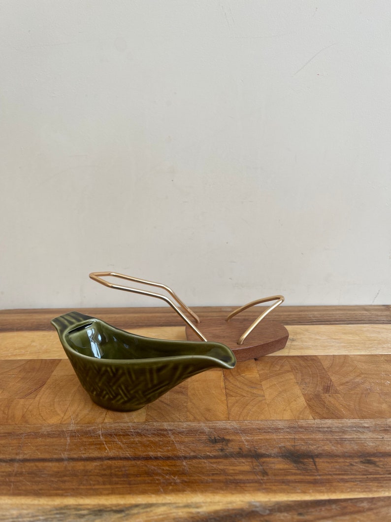 Vintage Jus Jug Sauce Jug Small Sauce Jug Green Pottery Etsy