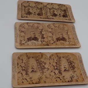Cartes stéréoscopiques de 1898.