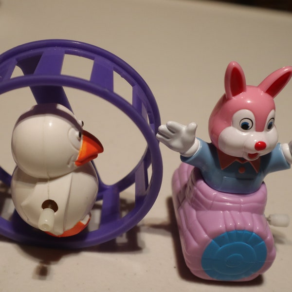 Vintage Easter Wind-up Toy Collectables.