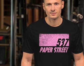 Adres Fight Club Tyler - 537 Paper Street Koszulka unisex