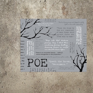 Edgar Allan Poe Quotes Print or Poster