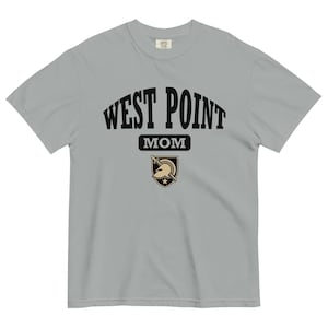 Camiseta con licencia oficial de West Point Mom con el logotipo de los Army Black Knights