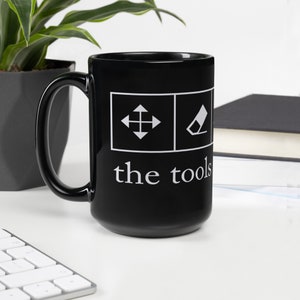 The Tools of My Trade - Graphic Design Tools - Black Mug