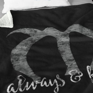 Always and Forever Mikaelson - The Originals Throw Blanket