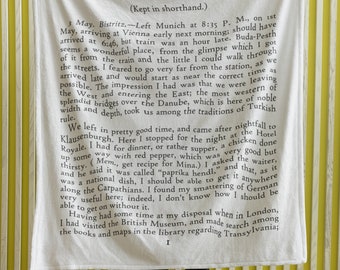 Bram Stoker's Dracula Book Page 1 - Throw Blanket