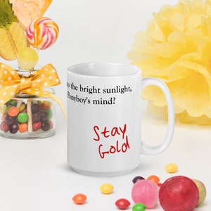 The Outsiders - Ponyboy - Quiz Question - Coffee (or Tea!) Mug