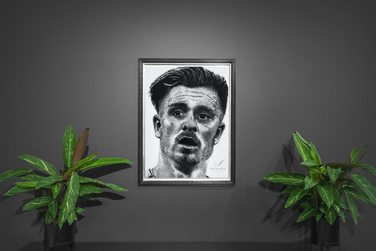 Jack Grealish Graphite Drawing Etsy Ireland