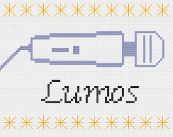 Lumos マッサージャー/バイブレーターのクロスステッチパターン!