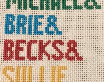 Cross stitch names - anything you want!