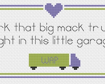 WAP Cross Stitch Pattern