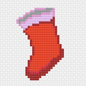 Christmas Stocking Cross Stitch Pattern