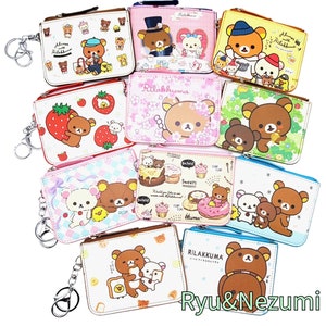 Cute Kawaii Leather Wallet Coin Purse Bear | Rilakkum