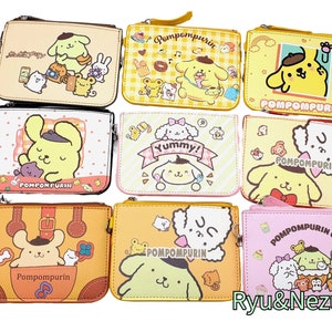 Monedero de cuero kawaii lindo Sanri / Pom / Purin /
