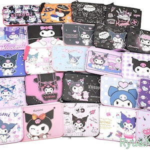 Monedero de cuero kawaii lindo de Sanrio / My Melo / Kuro / Bunny / Kitty