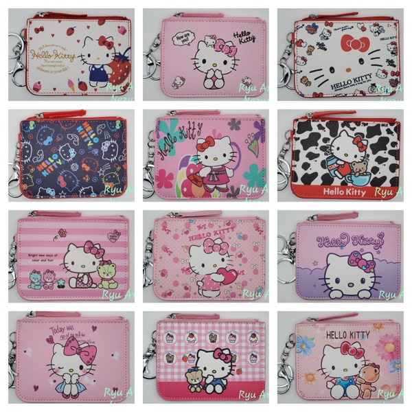 Cute Kawaii Leather Wallet Coin Purse Sanrio | Kitty |