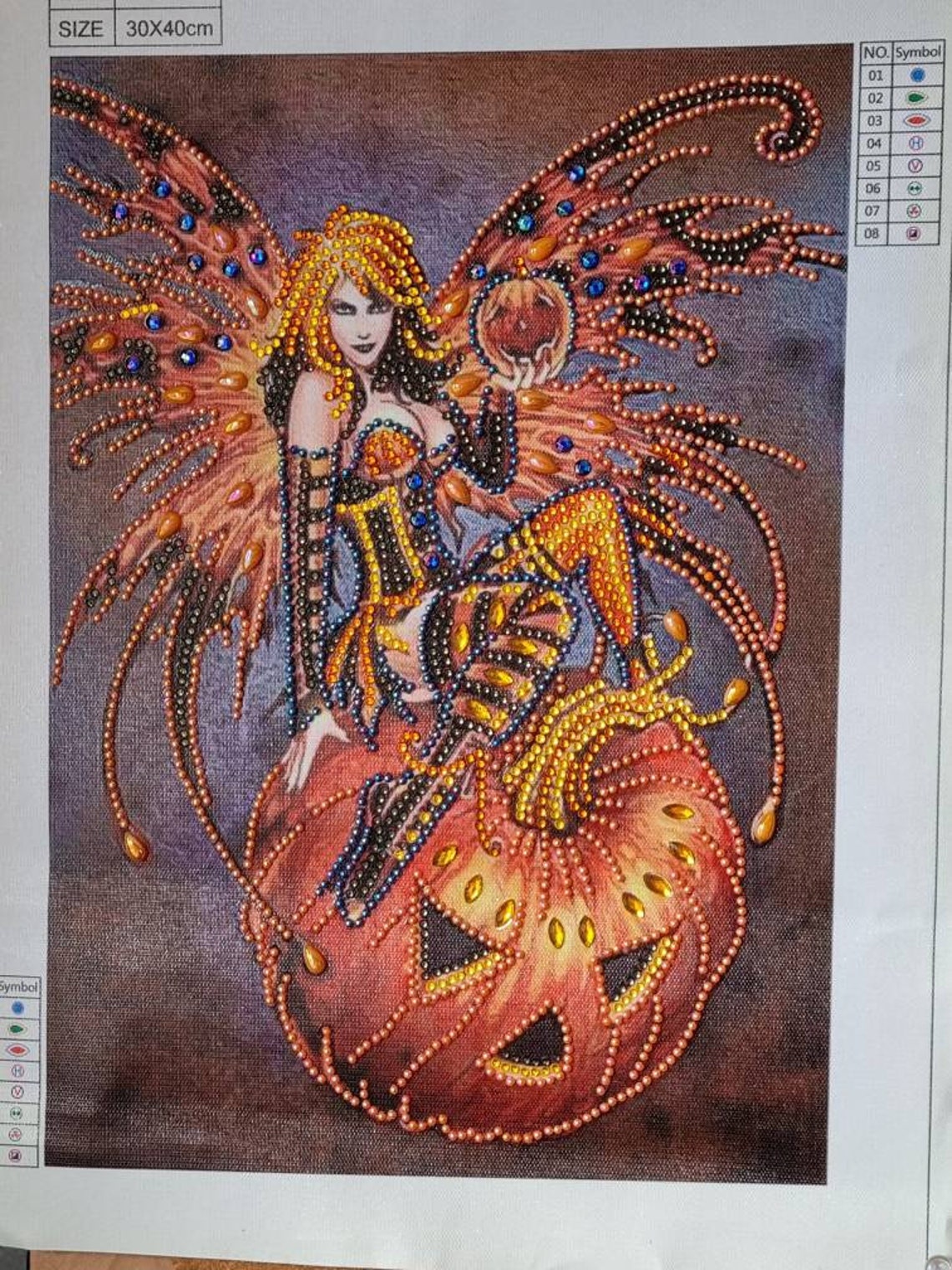 5D Diamond art completed pictures of beautiful ladies. | Etsy